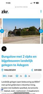 Bungalow te koop in mooie omgeving Adegem - Maldegem, Immo