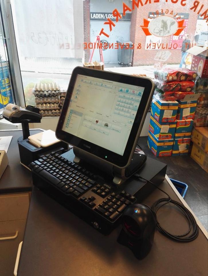 Compleet kassa systeem met POS software, Computers en Software, Vintage Computers, Ophalen of Verzenden