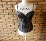 (14)- guépiére femme t.95b t.40 noire - H&M -, H&M, Ophalen of Verzenden, Zwart, Body of Korset