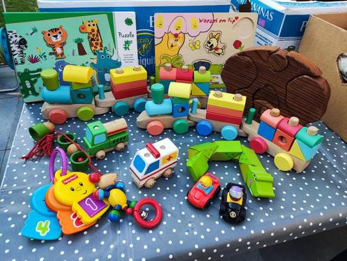 Pakket ( houten ) babyspeelgoed, Kinderen en Baby's, Speelgoed | Babyspeelgoed, Zo goed als nieuw, Overige typen, Ophalen of Verzenden