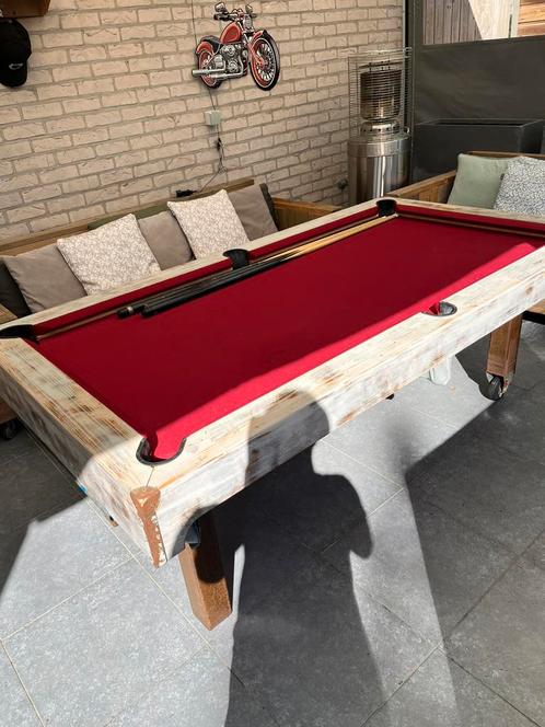 Pooltafel, Sport en Fitness, Biljarten en Poolen, Gebruikt, Pooltafel, Ophalen