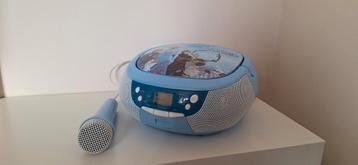 Frozen cd speler met microfoon, Enlèvement, Comme neuf