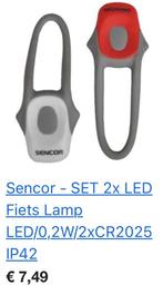 Baloise Fiets Lampen! Een Set van 2! Rood & Wit!, Waterbestendig, Verzenden, Nieuw, Batterij