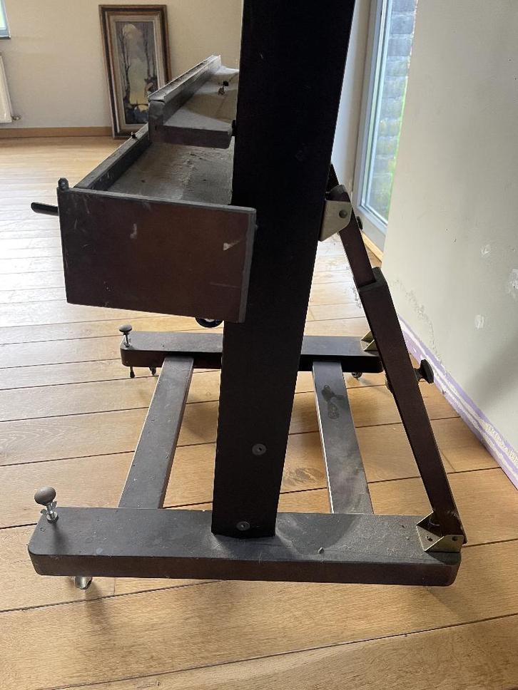 chevalet d'atelier, Hobby en Vrije tijd, Schilderen, Gebruikt, Ezel, Ophalen