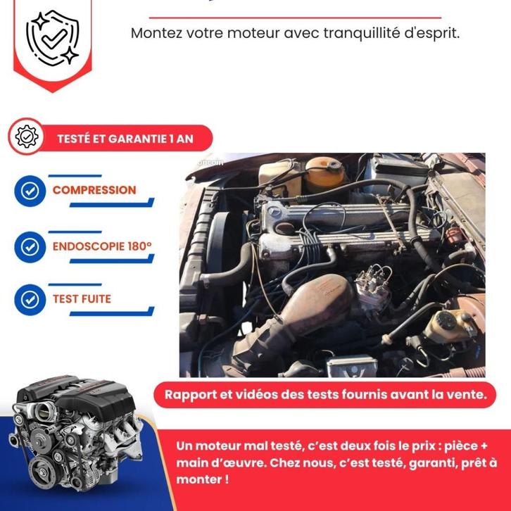 Mercedes sl280 280 sl slc r107 complete motor, Auto-onderdelen, Motor en Toebehoren, Mercedes-Benz, Nieuw, Ophalen of Verzenden