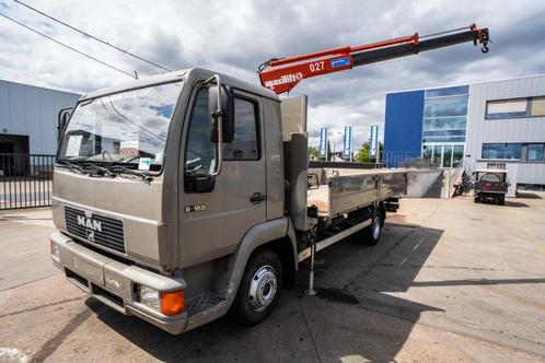 MAN 8.163 BB- MAXILIFT 027 (bj 1994), Auto's, Vrachtwagens, Bedrijf, Te koop, MAN, Diesel, Handgeschakeld, Zilver of Grijs, Achterwielaandrijving