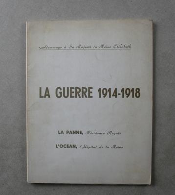 Wereldoorlog 1914-1918 – Hulde aan Koningin Elisabeth. beschikbaar voor biedingen