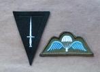 Ailes & brevet A para-commando belge insignes jamais montés, Verzamelen, Verzenden, Landmacht, Embleem of Badge