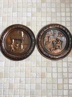 Deux plaques murales en fonte, Antiquités & Art, Enlèvement ou Envoi