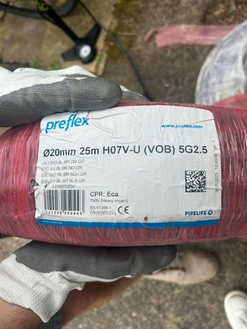 Preflex 25m H07V-U (VOB) 5G2.5, Enlèvement