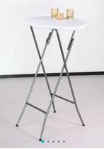 Party tafel + 4 bijhorende krukken + tafel hoes, Enlèvement, Comme neuf