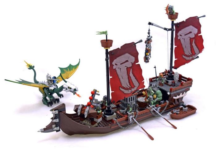 LEGO Castle Fantasy Era boot 7048 Troll Warship TOP!!!, Kinderen en Baby's, Speelgoed | Duplo en Lego, Zo goed als nieuw, Lego