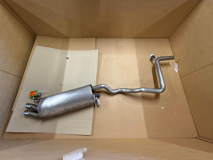 Uitlaat Midden + Einddemper van een Volkswagen Golf, Auto-onderdelen, Uitlaatsystemen, Volkswagen, Gebruikt, 3 maanden garantie