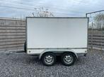Aanhangwagen dubbelas met huif 750kg, Auto diversen, Aanhangers en Bagagewagens, Ophalen, Gebruikt