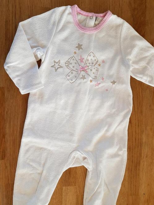 ORCHESTRA - Joli pyjama blanc et rose - T.23 mois/86 cm, Kinderen en Baby's, Babykleding | Maat 86, Gebruikt, Meisje, Nacht- of Onderkleding