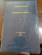 De Gaulle Charles - Mémoires d'espoir Tome 1 Le renouveau 19, Ophalen, Gelezen
