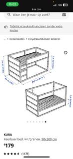 Kura kinderbed met dakhemel (zonder matras), Ophalen, Zo goed als nieuw