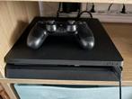 Playstation 4 slim, Ophalen, Zo goed als nieuw, Met 1 controller, Slim