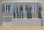 BOAXEL kledingrek, Métal, Scandinavisch, minimalistisch, 25 à 50 cm, 200 cm ou plus