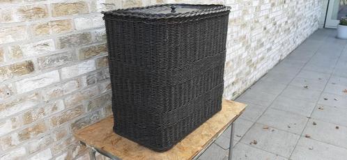 Mand gevlochten tenen mand, speelgoedmand linnenmand, Huis en Inrichting, Woonaccessoires | Schalen en Manden, Mand, Ophalen