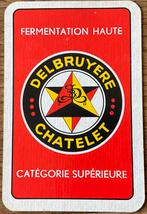 Speelkaart DELBRUYERE/CHATELET, Ophalen of Verzenden, Zo goed als nieuw, Speelkaart(en)