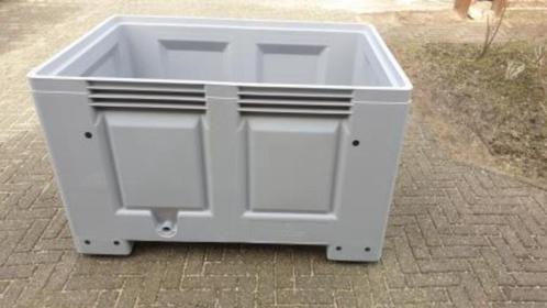 Grijze palletboxen op 4 poten ( Tonnen;Vaten ), Tuin en Terras, Regentonnen, Nieuw, Kunststof, 150 liter of meer, Ophalen