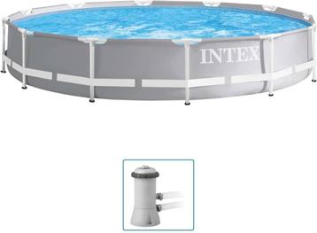INTEX Premium ZWEMBAD 366x76 cm INCL Dekzeil+Onderhoudsset beschikbaar voor biedingen