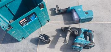 Makita DHR243ZJW 18V met stofzuiger en batterij  beschikbaar voor biedingen