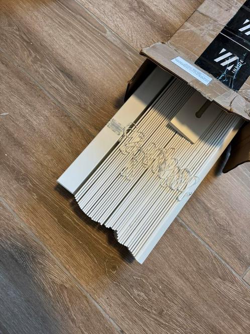 Houten raam decroratie  (Lammellen) – 1665 x 2405 mm – Wit, Huis en Inrichting, Stoffering | Gordijnen en Lamellen, Zo goed als nieuw