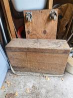 DRAAGBARE HOUTEN GEREEDSCHAPSKOFFER, Doe-het-zelf en Bouw, Ophalen, Gebruikt