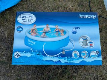 Zwembad met filterpomp en accessoires Bestway beschikbaar voor biedingen