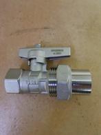 Robinet à gaz avec raccord 3/4, Bricolage & Construction, Enlèvement, Neuf, Chaudière CC ou Chaudière combinée