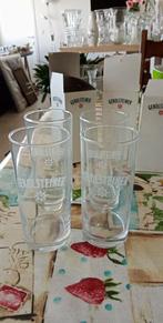 verres à eau Gerolsteiner 4 pièces neuf, Collections, Verre à eau, Enlèvement ou Envoi, Neuf
