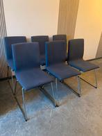 6 chaises confortables à vendre, Maison & Meubles, Comme neuf, Bleu, Modern, Enlèvement