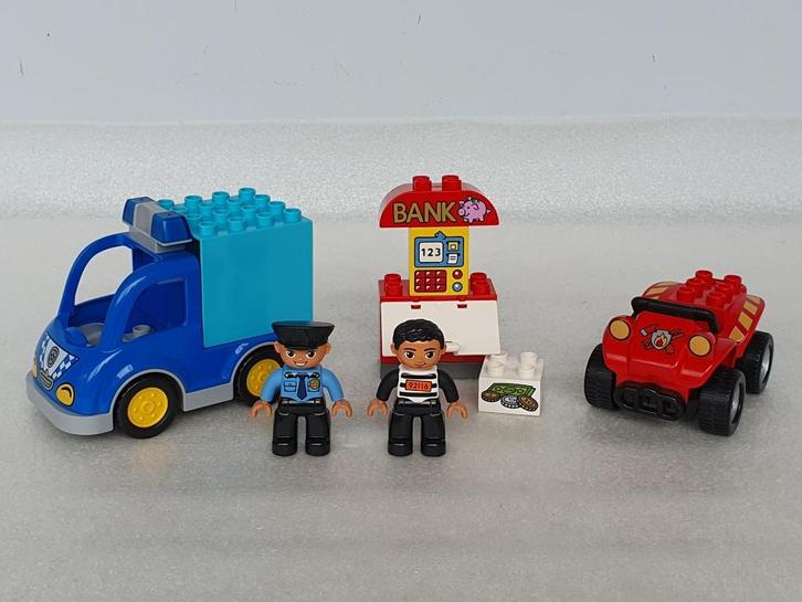 Lego Duplo 10809: Politiepatrouille + Quad, Kinderen en Baby's, Speelgoed | Duplo en Lego, Gebruikt, Duplo, Ophalen of Verzenden