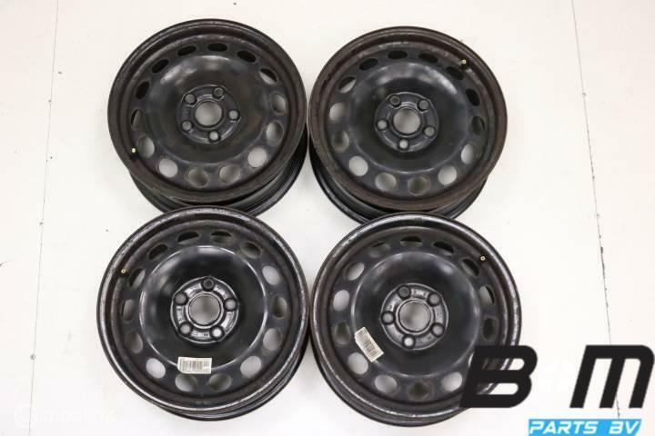 Org 16 inch stalen velgen VW Golf 6 / Touran 1K0601027A, Auto-onderdelen, Banden en Velgen, Velg(en), Gebruikt
