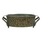 Antieke Art Nouveau Messing Jardinière Plantenbak, Tuin, Gebruikt, Minder dan 30 cm, Minder dan 60 cm