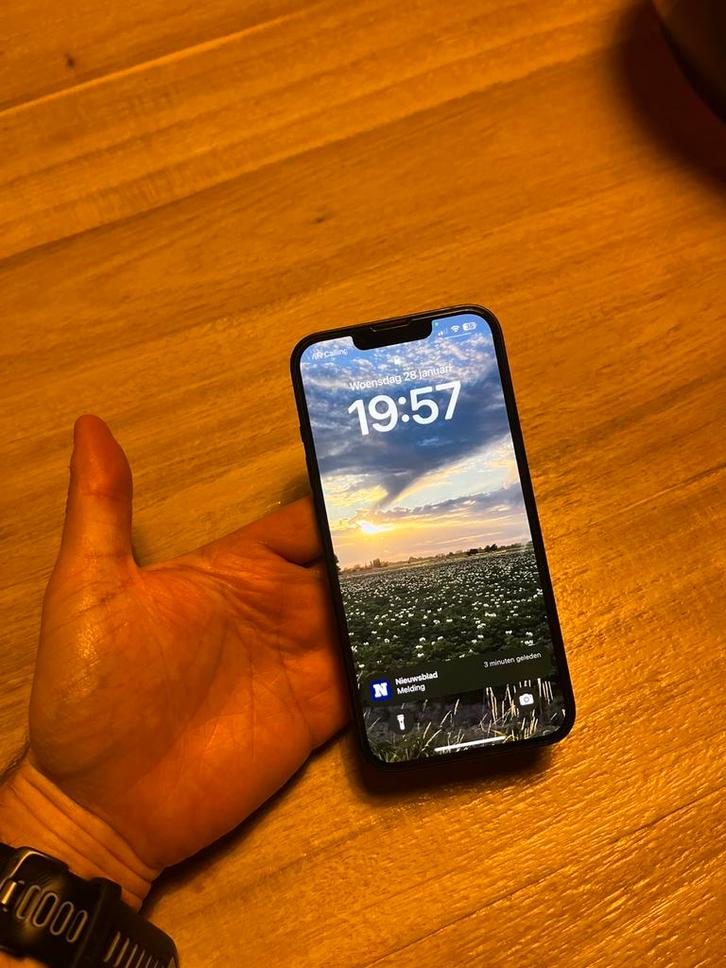 Iphone 13, Telecommunicatie, Mobiele telefoons | Apple iPhone, Zo goed als nieuw, 128 GB, iPhone 13, Zwart, Ophalen