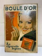 Boule d’or 1938 blikken bord 48,5 op 33, Verzamelen, Merken en Reclamevoorwerpen, Ophalen of Verzenden, Zo goed als nieuw