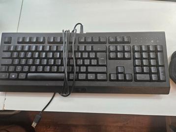 razer gaming toetsenbord en muis bundel, Enlèvement ou Envoi, Azerty, Utilisé, Clavier gamer