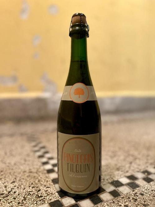 1 x Tilquin Oude Pinot Gris/ A l'ancienne - 2018, Collections, Marques de bière, Enlèvement ou Envoi