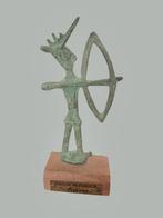 Statuette Archer en bronze civilisation Nuragique Sardaigne, Ophalen, Brons