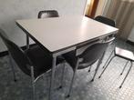 Table de cuisine années 60 avec 2 allonges, Maison & Meubles, Enlèvement