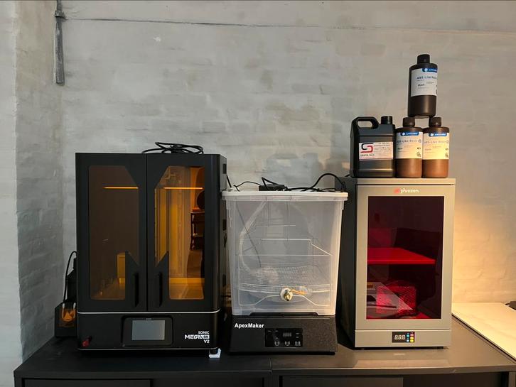 3D Resin printing Setup, Computers en Software, 3D Printers, Zo goed als nieuw, Ophalen