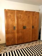 Art Deco kledingkast, Huis en Inrichting, Kasten | Kleerkasten, 200 cm of meer, Met hangruimte, Gebruikt, Metaal