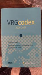 VRG Codex 2025-2026, Boeken, Studieboeken en Cursussen, Ophalen, Nieuw, Hoger Onderwijs