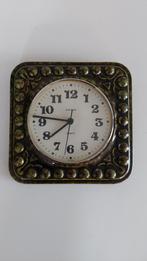 Prachtige vintage keramiek wandklok - Staiger Quartz, Ophalen of Verzenden