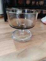 Verre fumé coupe vintage, Comme neuf, Enlèvement ou Envoi