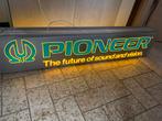 Pioneer vintage lichtreclame lichtbak, Verzamelen, Ophalen, Gebruikt, Lichtbak of (neon) lamp