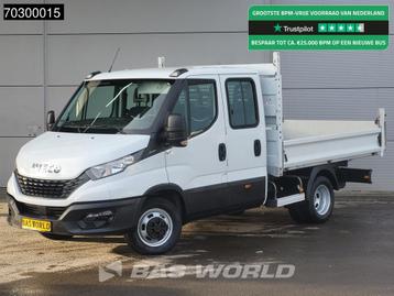 Iveco Daily 35C14 Dubbel Cabine Kipper Dubbellucht 3,5t Trek beschikbaar voor biedingen